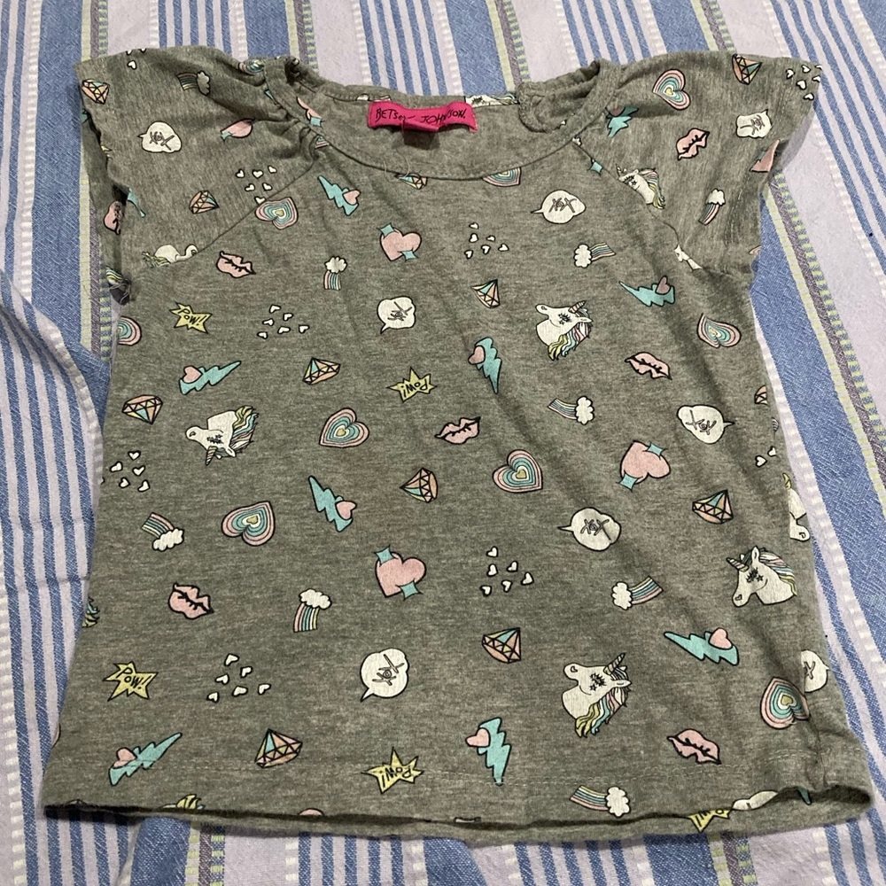 Betsey Johnson unicorn top